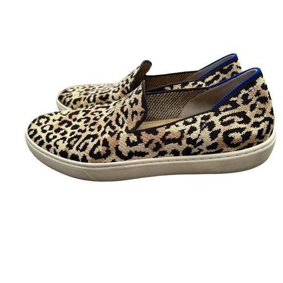 9.5 Rothy's Leapord Print Slip On Sneakers Great Condition! - Picture 5 of 15